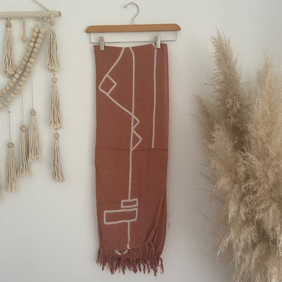 boutique boho tapestry blush mauve home decor abstract boho tapestry blanket - Picture 7 of 12